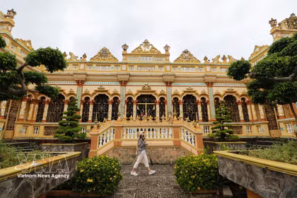 Arquitectura única de pagoda de 200 años de antigüedad en Dong Thap