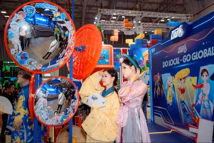 El festival Vietnam GameVerse 2026 en Ciudad Ho Chi Minh atrae a muchos visitantes. Foto de los organizadores.