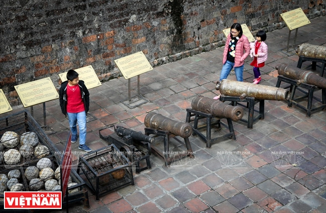 Los cañones datan de la dinastía Nguyen (siglo XIX) (Fuente: VNA)