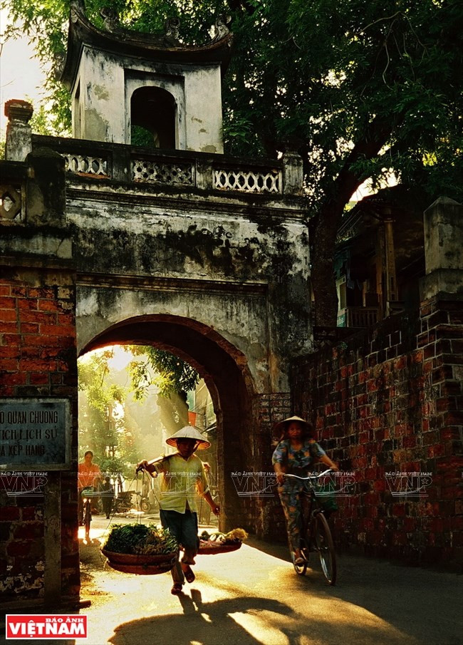 O Quan Chuong (Puerta de Quan Chuong), una reliquia histórica en el casco antiguo de Hanoi (Fuente: VNA).