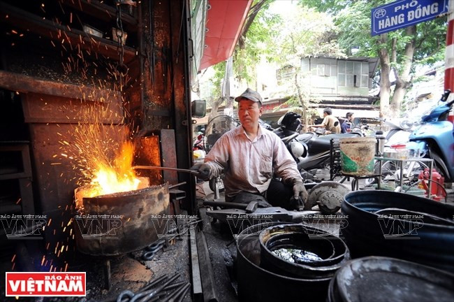 Herrero en el centro histórico de Hanoi (Fuente: VNA)