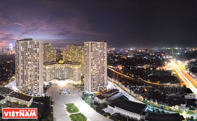 Un área urbana moderna en Hanoi, Royal City (Fuente: VNA)