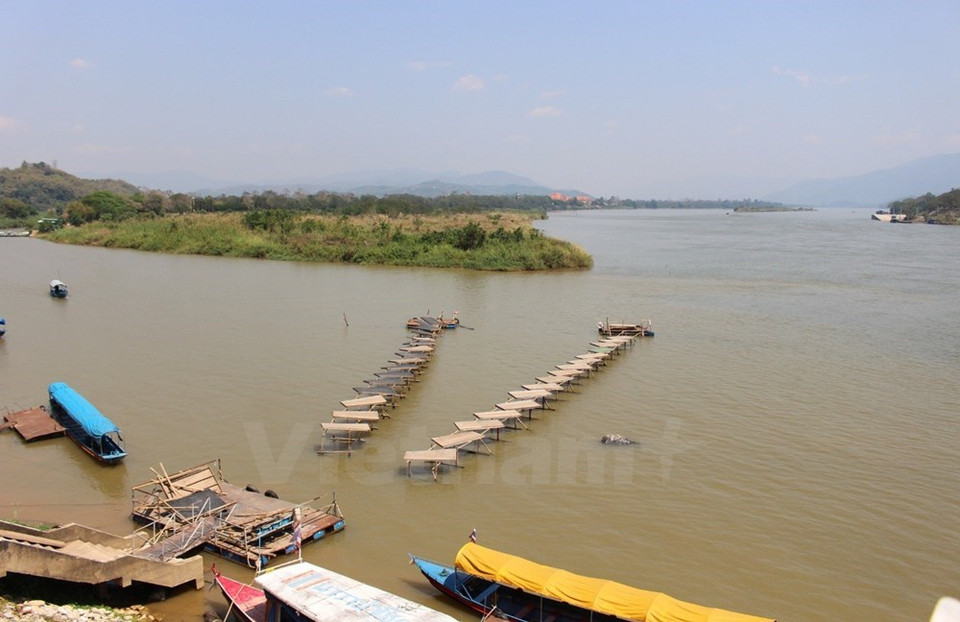 Río de Mekong en el triángulo de Laos - Tailandia - Myanmar (Foto: VNA)