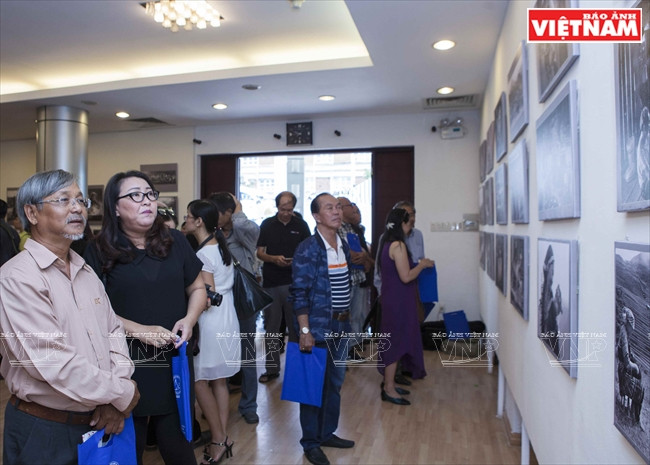 Visitantes en la muestra