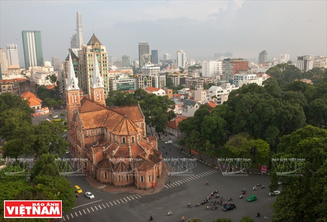 La Catedral Basílica de Notre – Dame es un símbolo de Ciudad Ho Chi Minh. 