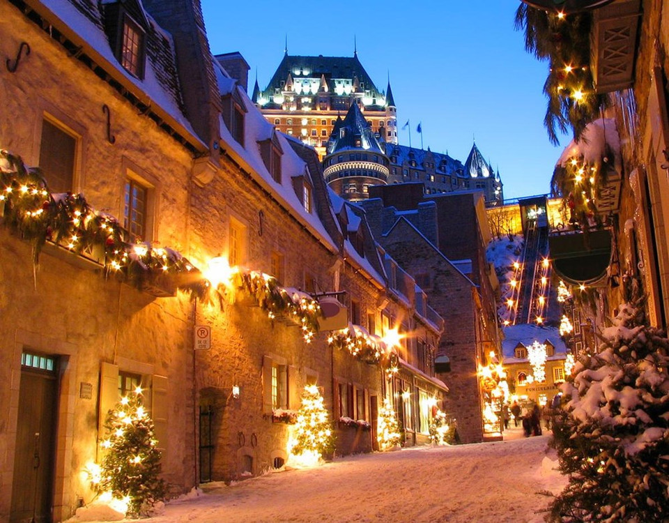 Ciudad Quebec de Canadá, con un festival de invierno para turistas en el febrero (Fuente: NatGeo)