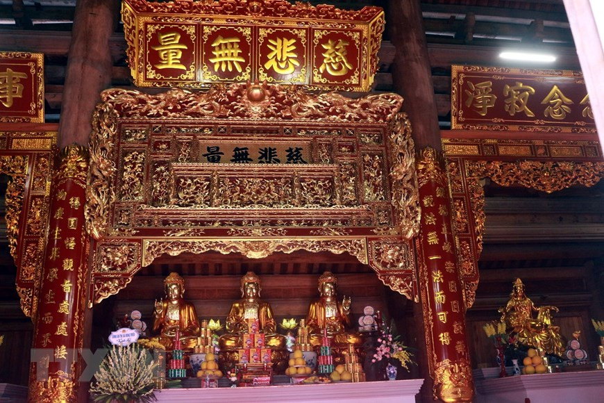 La sala de culto (Fuente: VNA)