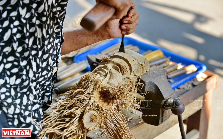 Estas imágenes constituyen productos únicos, ninguno es igual a otro. Foto: Thanh Hoa / VNP