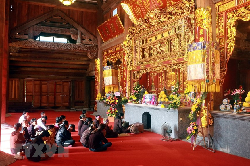 La pagoda atrae a una multitud de seguidores budistas (Fuente: VNA)