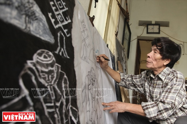 Tran Nguyen Dan es un gran personaje en el círculo de pintores nacionales. 