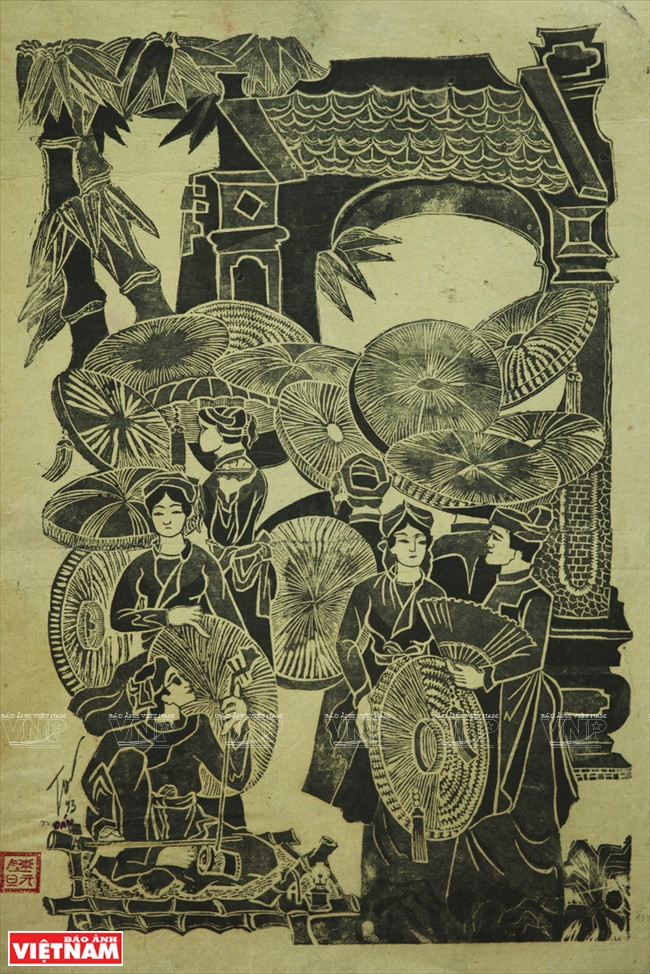 Imagen familiar de las fiestas primaverales de Quan Ho (Canto alternativo), patrimonio cultural de la humanidad.