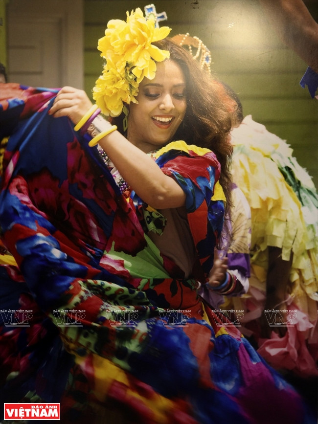 Actuación del baile Congo. (Fuente: VNA) 