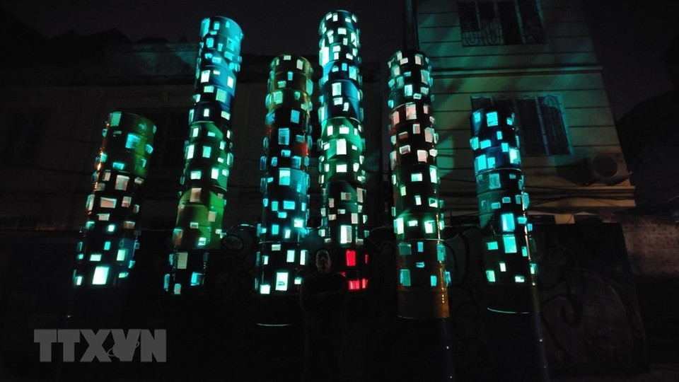 Obra del escultor Nguyen Ngoc Lam (Foto: VNA)