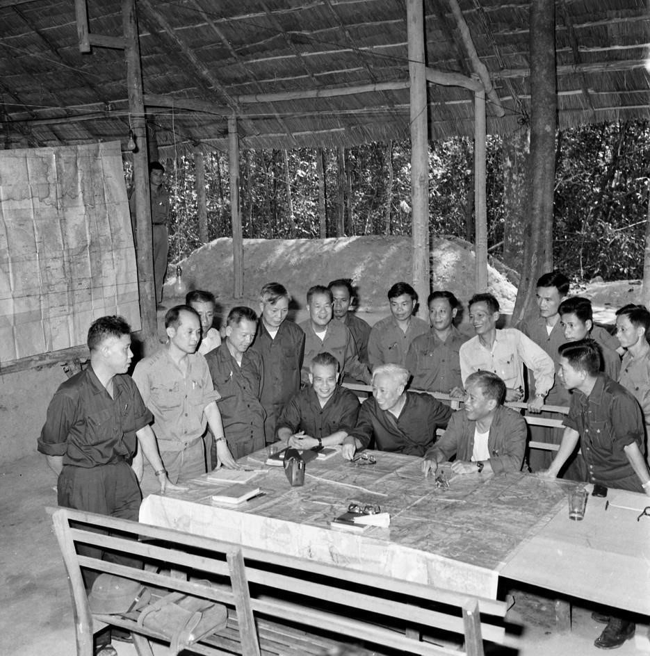 Comando de Campaña Ho Chi Minh en la base de Ta Thiet-Loc Ninh. (Foto: VNA)