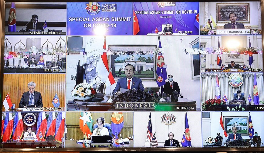 El presidente indonesio, Joko Widodo, interviene en la Cumbre (Foto: VNA)
