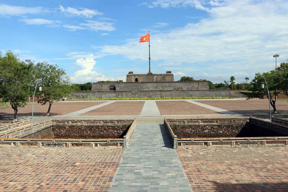 La gran plaza antes de la entrada de Ngo Mon (Puerta Meridional), símbolo de la antigua ciudad imperial de Hue (Foto: VNA)