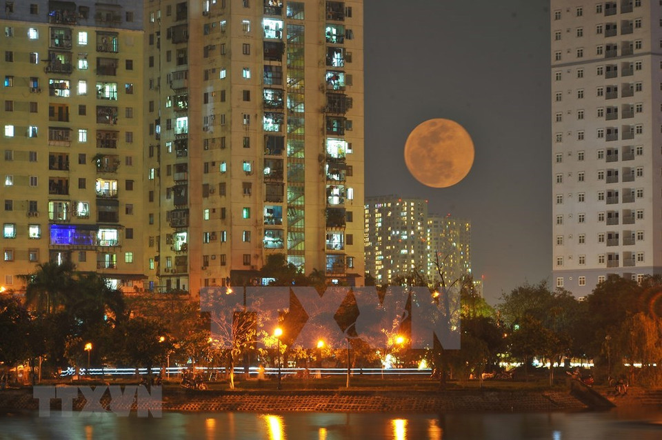 Foto tomada a las 7pm en Hanoi (Foto: VNA)