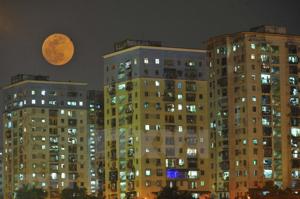 Foto tomada a las 7pm en Hanoi (Foto: VNA)