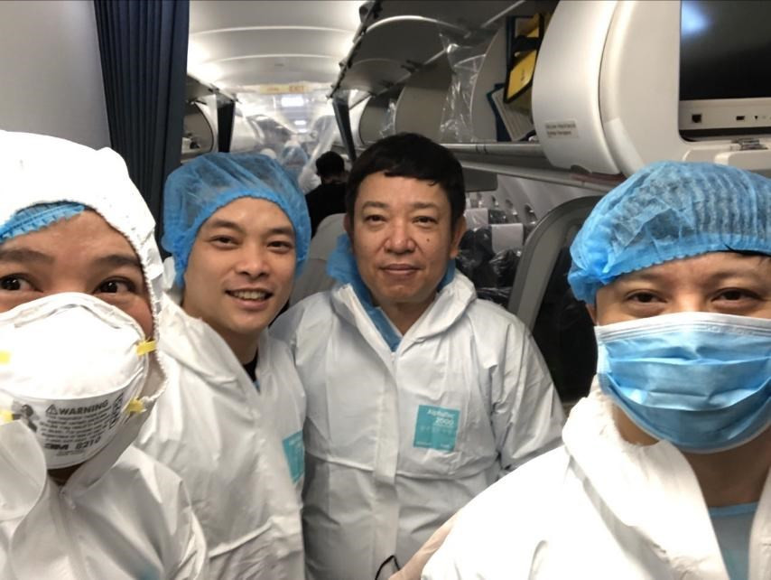 La tripulación de Vietnam Airlines está lista para el vuelo especial (Foto: Vietnam Airlines)