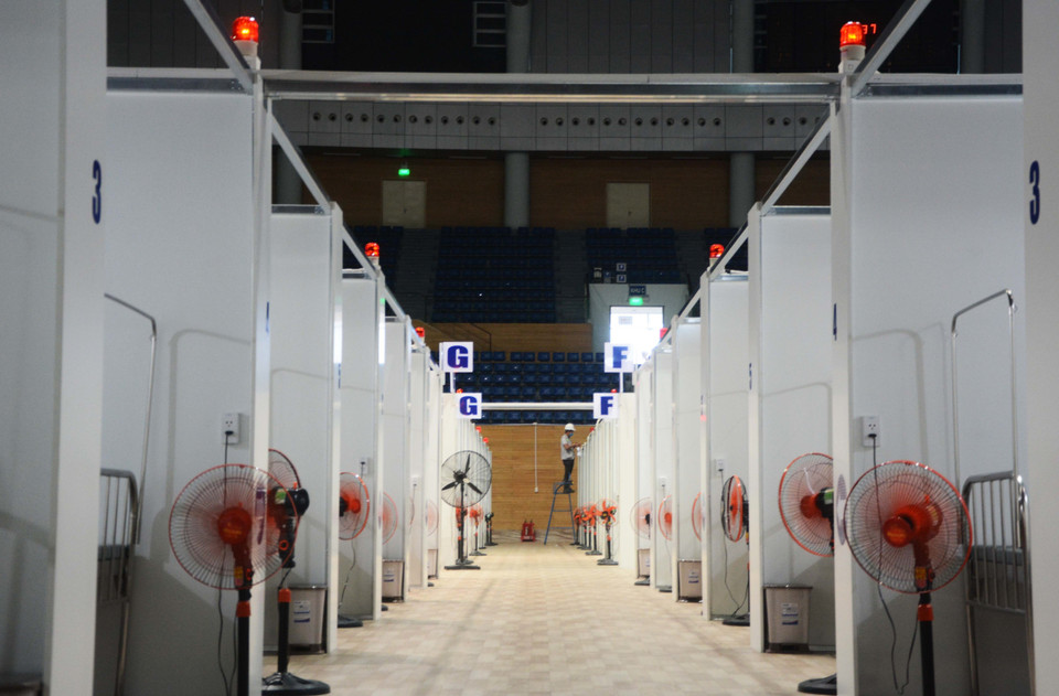 El recinto tiene una capacidad de 200 camas, y será utilizado como un lugar para aislar, cuidar y tratar a las personas infectadas con el nuevo coronavirus, así como para reducir la sobrecarga del hacinado Hospital de Da Nang. (Foto: VNA)