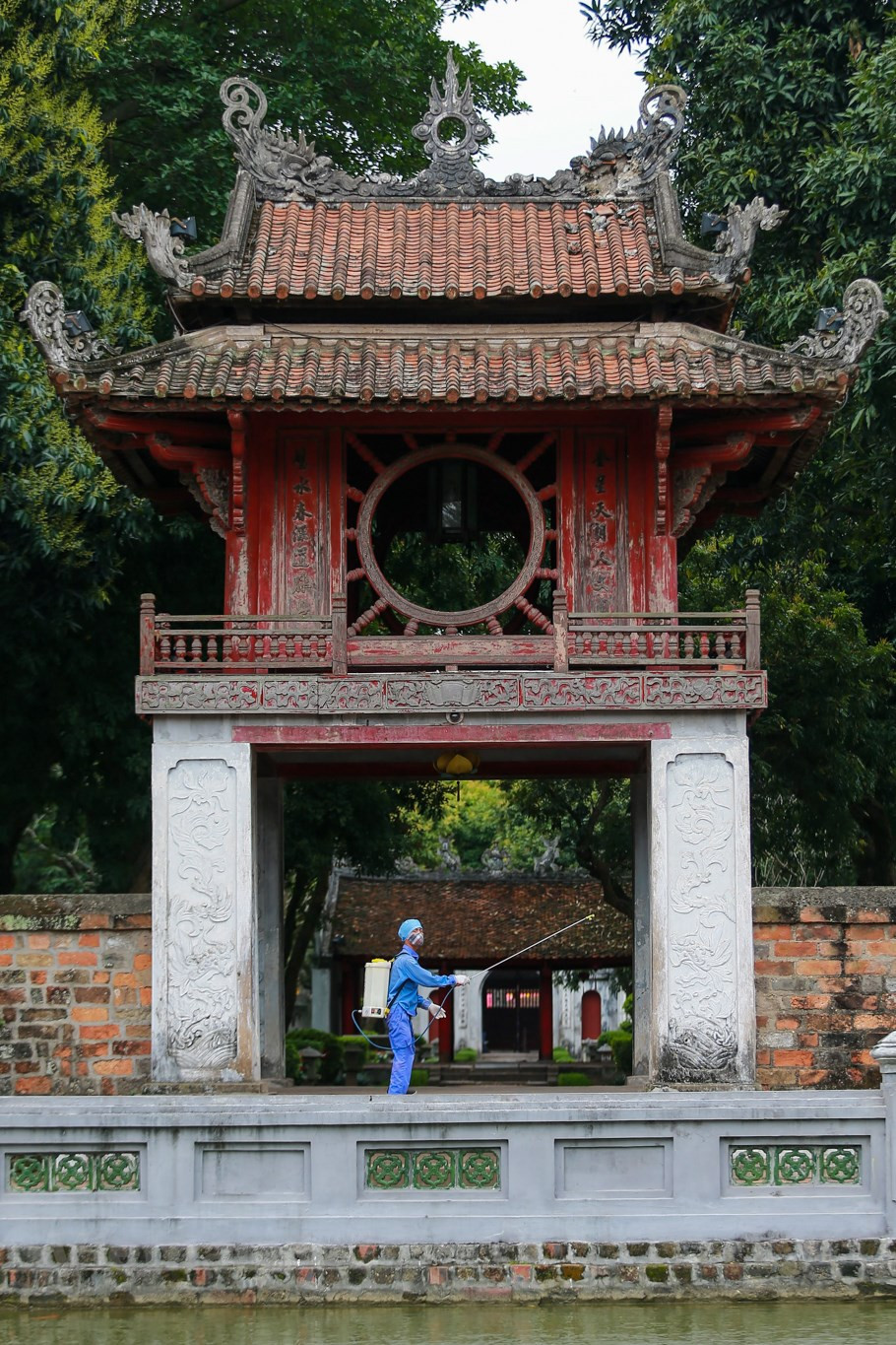 La desinfección se realizará dos veces a la semana para garantizar la seguridad higiene a los turistas (Foto: Vietnam +)
