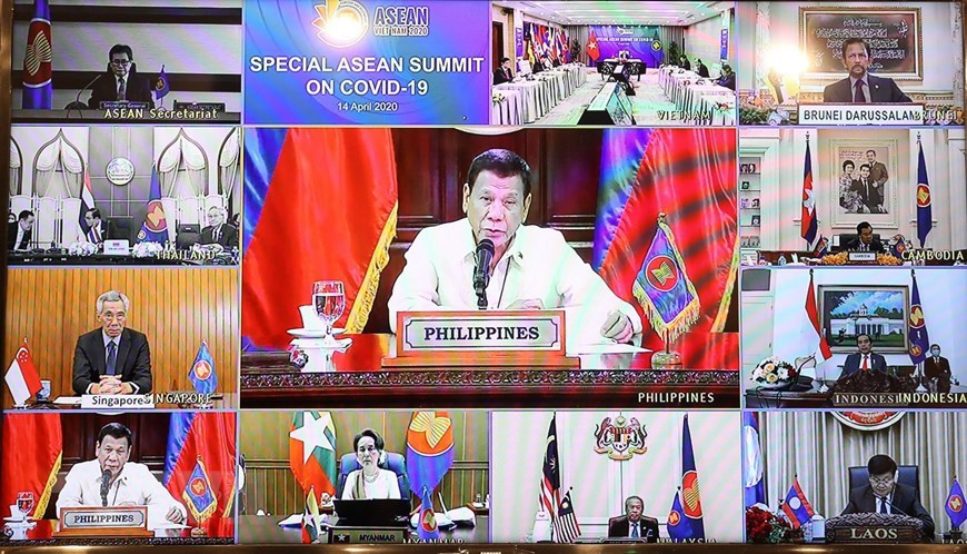  El presidente de Filipinas, Rodrigo Duterte, interviene en la Cumbre (Foto: VNA)