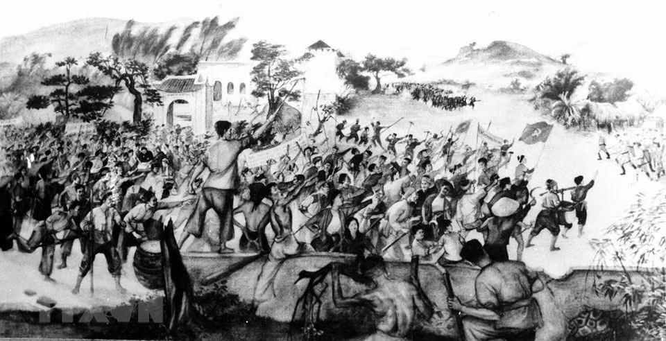 El movimiento Soviet-Nghe Tinh demostró la capacidad revolucionaria de los trabajadores vietnamitas y fue el primer ensayo general de la Revolución de Agosto en 1945. (Archivo de VNA)