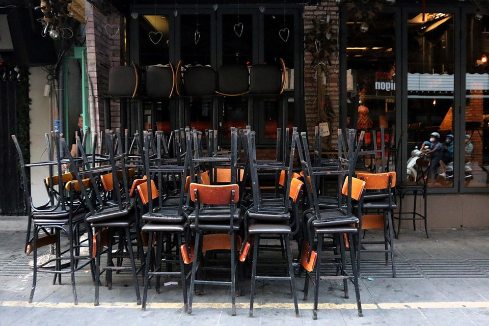 Varios restaurantes también se cerraron (Foto: VNA)