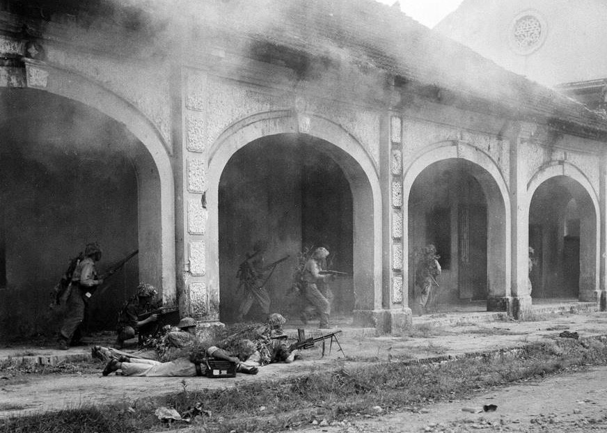Los soldados del Cuerpo de Defensa Nacional lucharon durante los primeros días de la Resistencia Nacional, en diciembre de 1946. (Foto: VNA)