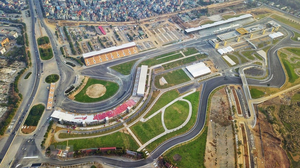 Panorama del Autódromo de Fórmula 1 en Hanoi (Foto: VNA)