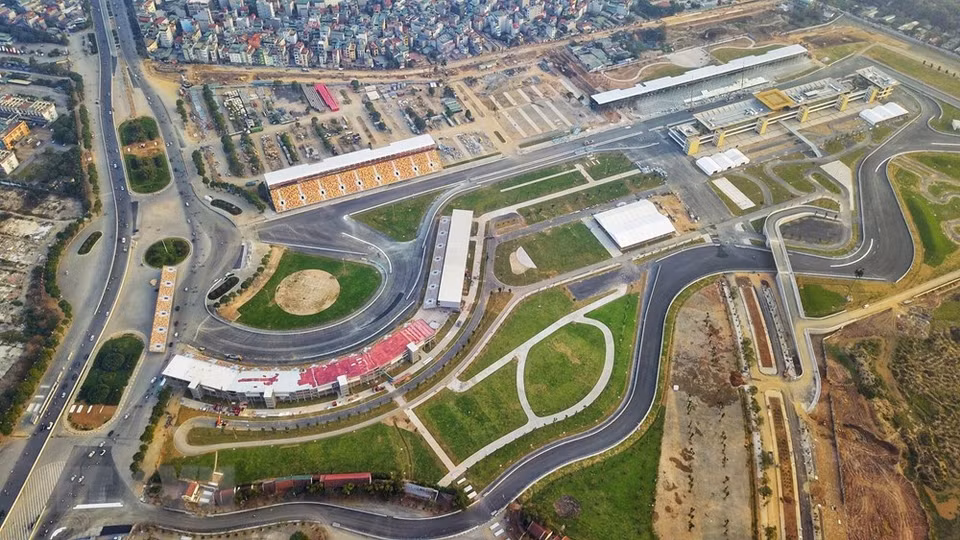 Panorama del Autódromo de Fórmula 1 en Hanoi (Foto: VNA)