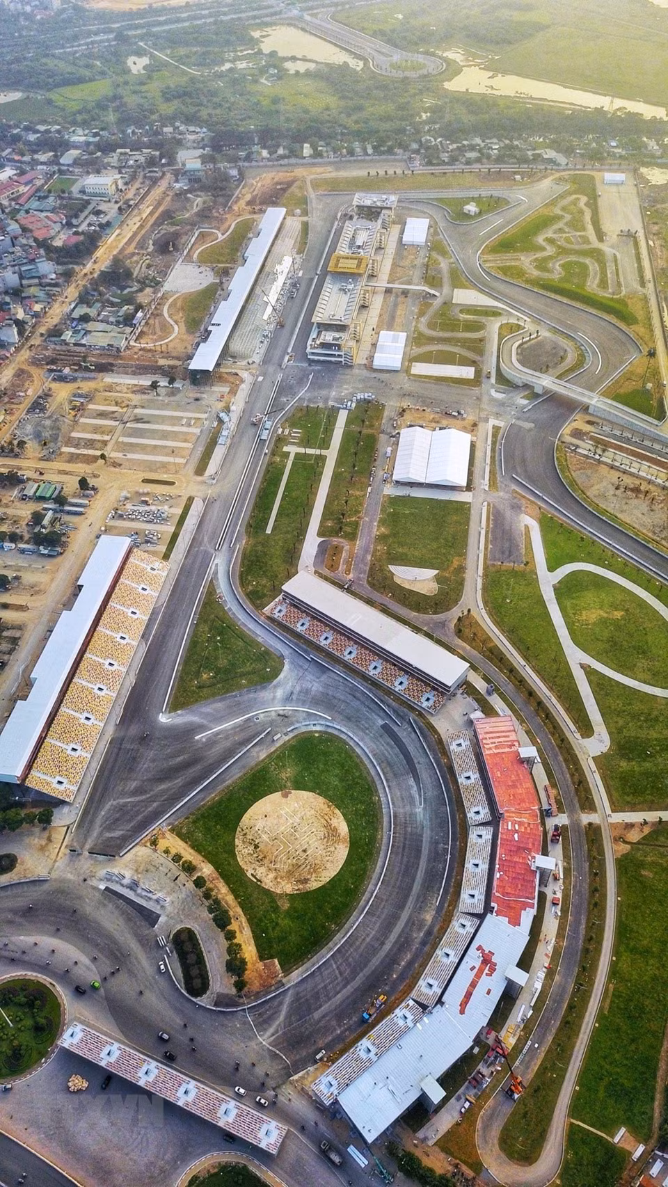 Panorama del Autódromo de Fórmula 1 en Hanoi (Foto: VNA)