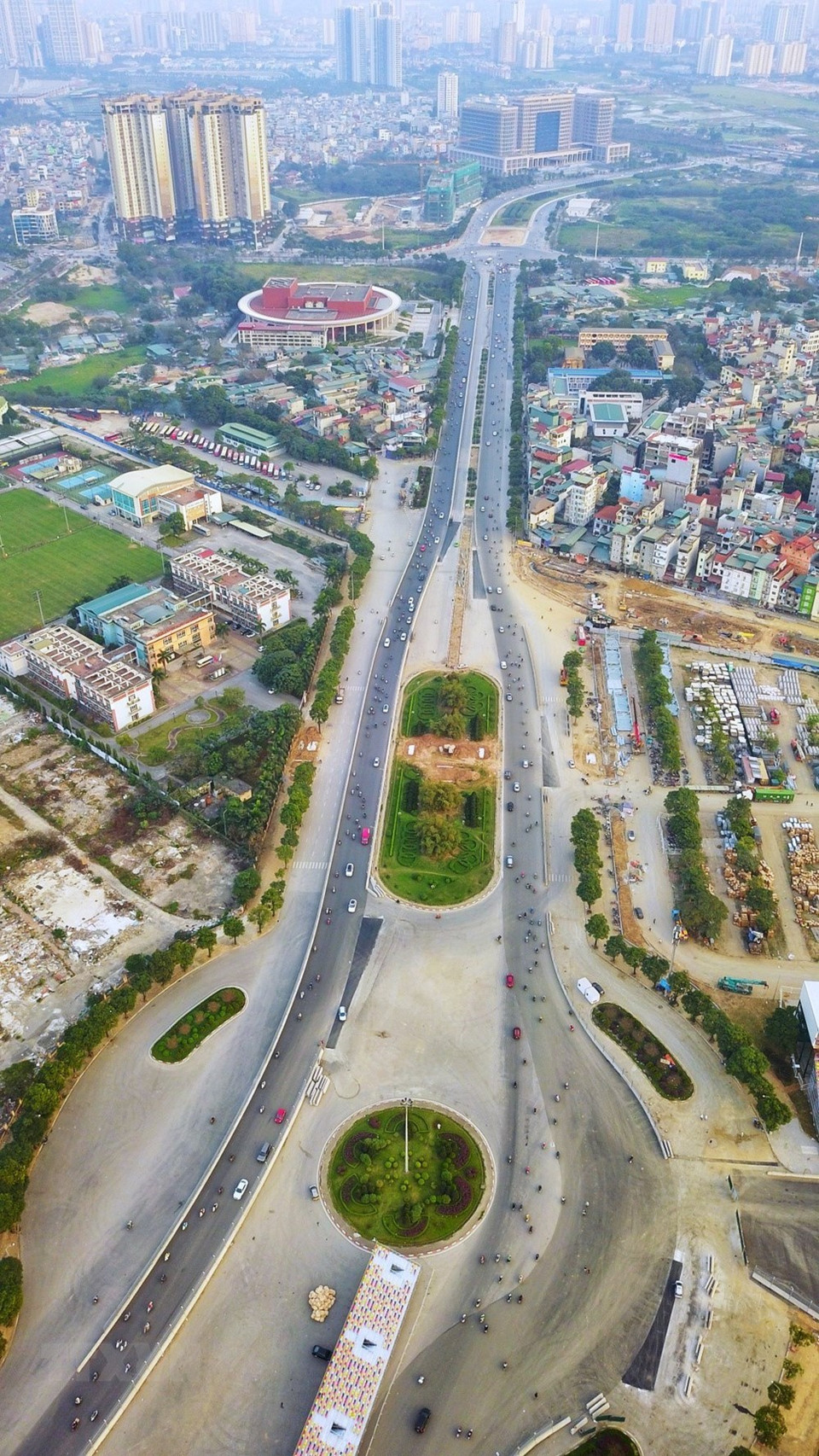 Panorama del Autódromo de Fórmula 1 en Hanoi (Foto: VNA)