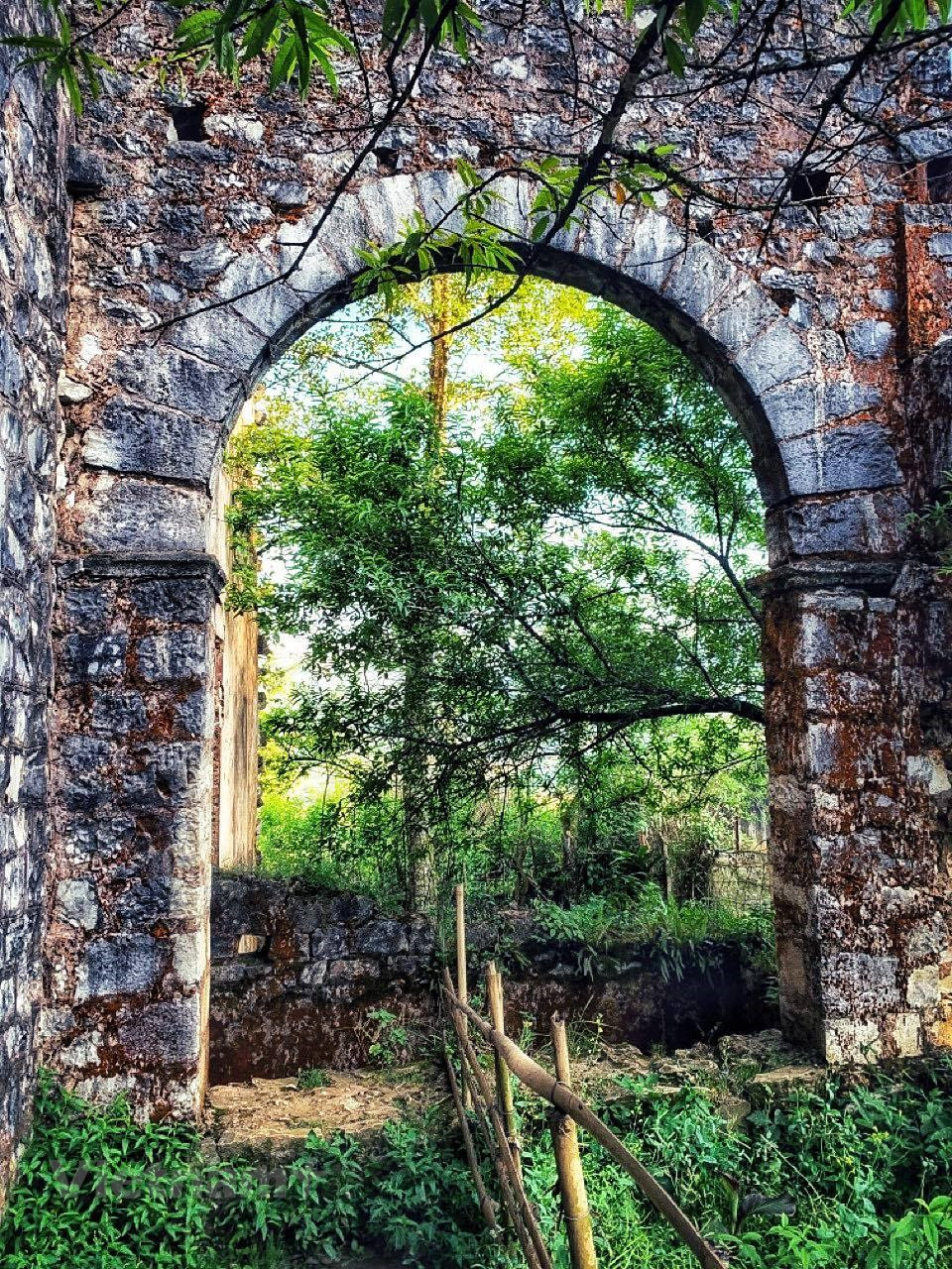 Todas las paredes y ventanas están cubiertas de musgo pero su construcción aún está muy sólida. (Foto: Vietnam+)
