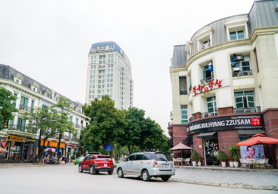 El centro urbano My Dinh, en Me Tri, donde suelen habitar los sudcoreanos en Hanoi parece más tranquilo durante la temporada de la epidemia COVID-19 (Foto: Vietnam +)