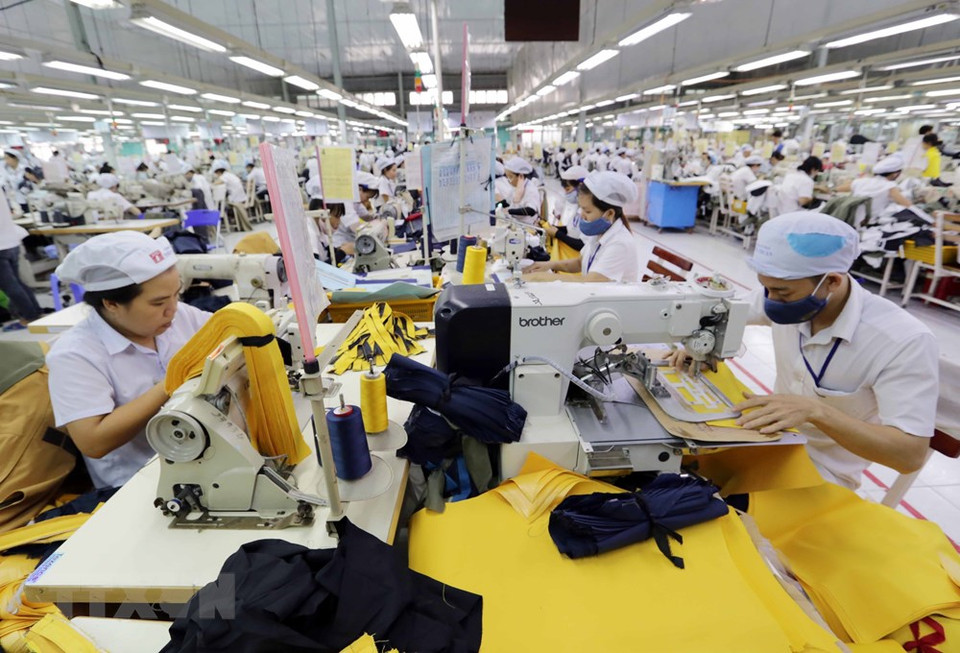 Desarrollo de confecciones textiles (Foto: VNA)