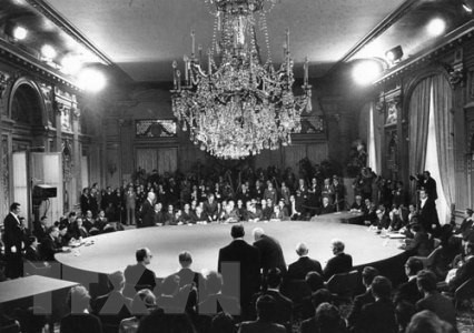 La Conferencia de París sobre el fin de la guerra en Vietnam. (Foto: VNA)