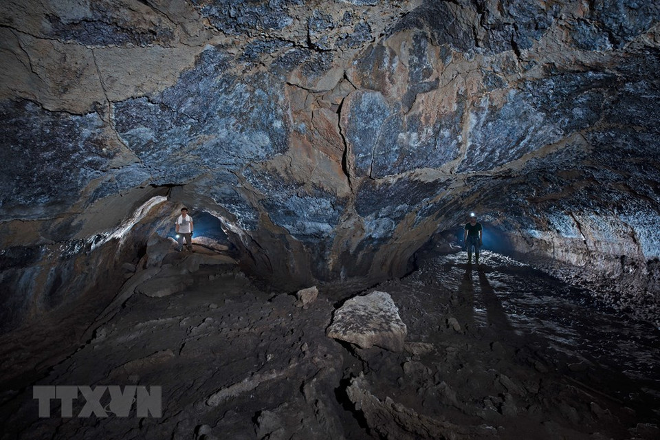 El sistema de cuevas volcánicas es el punto más relevante del geoparque Dak Nong. (Foto: VNA)