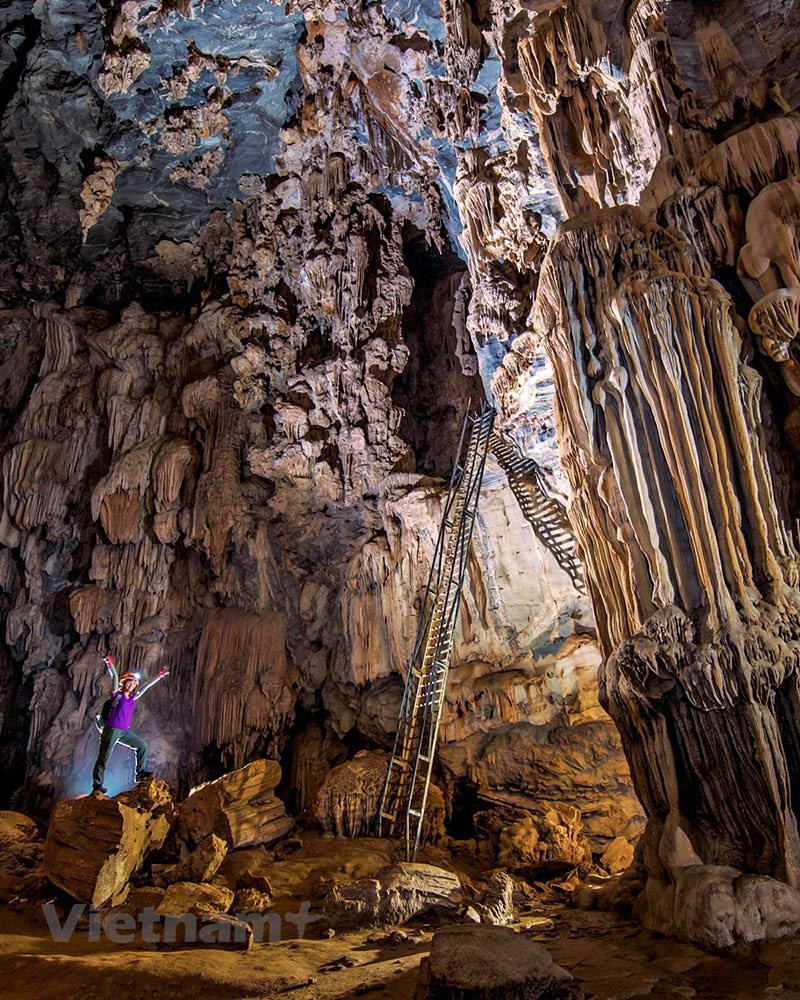 Dentro de la cueva Tu Lan. (Fuente: Oxalis Adventures/Vietnam+)