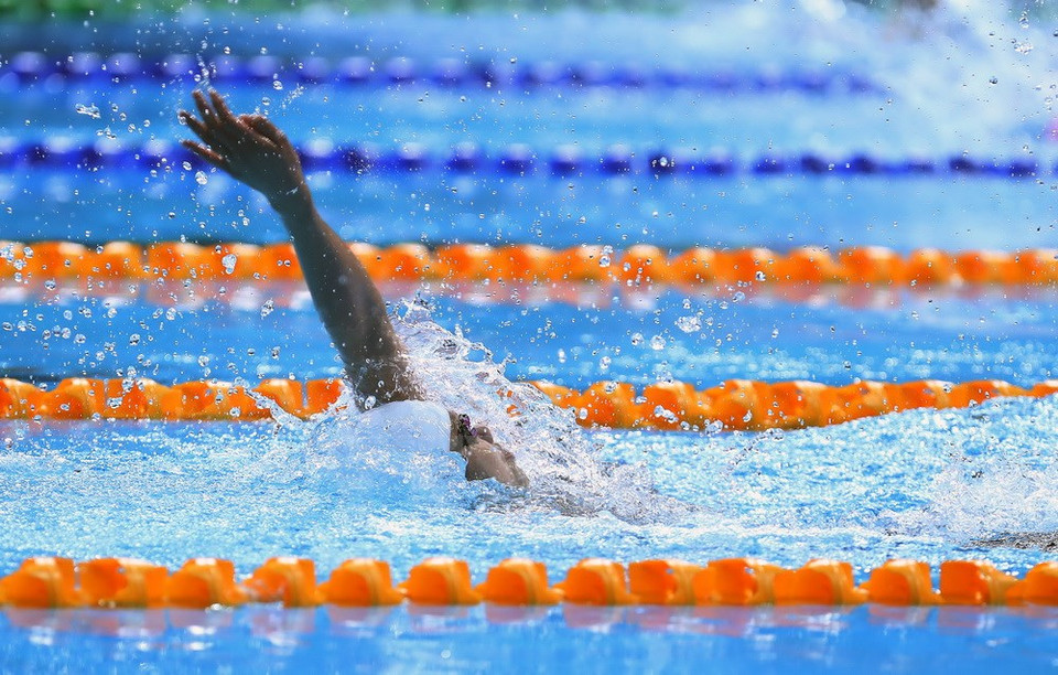 En la categoría de 200 metros de espalda femenina, marcó un tiempo de dos minutos 13 segundos y 64 centésimas, superando su propio récord de dos minutos 14 segundos 12 centésimas, logrado en la edición anterior de los SEA Games (Fuente: VNA)