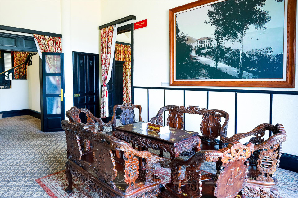 El interior de Bach Dinh destila elegancia y nobleza. (Fuente:VNA)