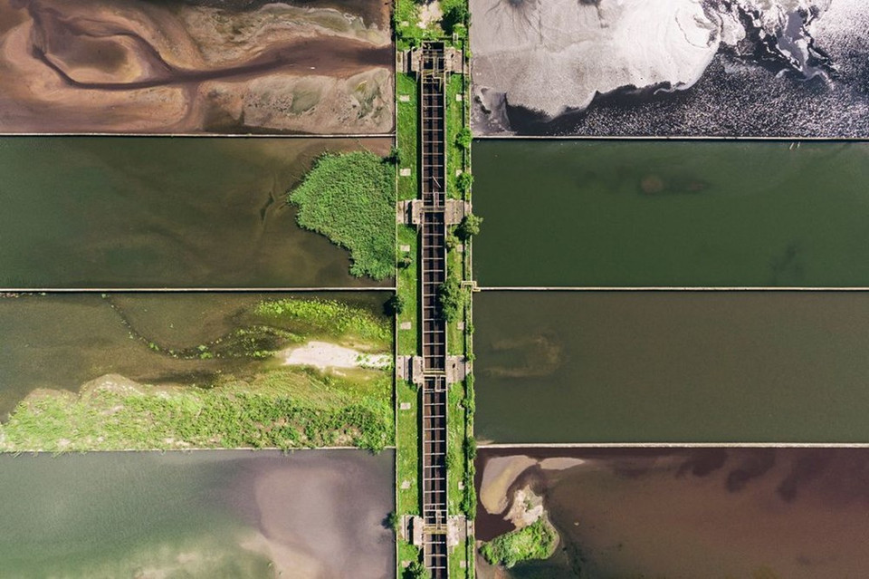 Zonas de sedimentación en Polonía (Fuente: NatGeo)