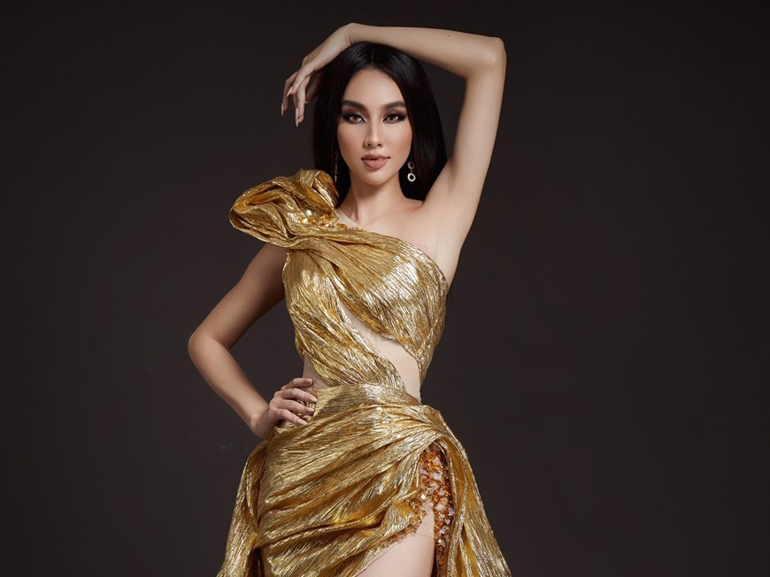 Thuy Thien constituyó una de las cinco finalistas en el certamen Miss Vietnam 2018 y recibió el título de “la Bella de la benevolencia” (Fuente: VNA)