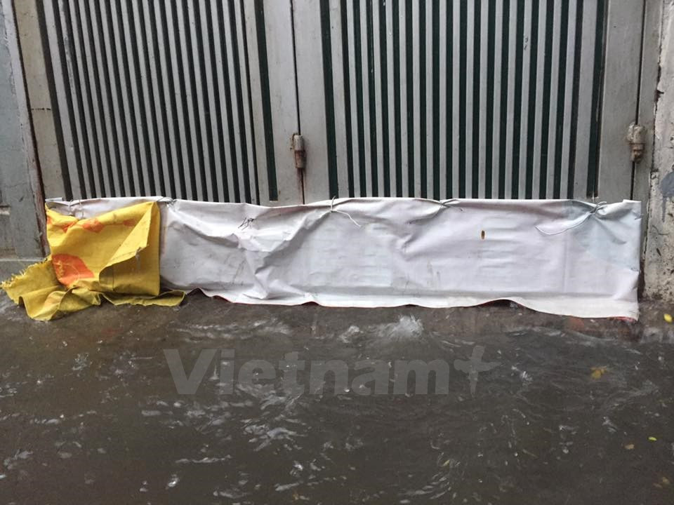 Hogares deben buscar prevenir la entrada del agua en su casa (Fuente: VNA)