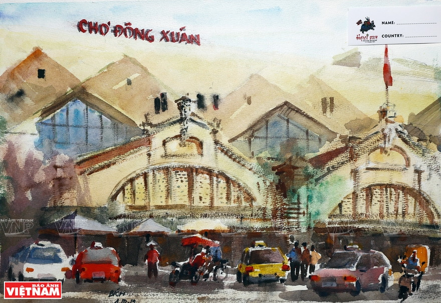 El mercado de Dong Xuan (Fuente: VNA)