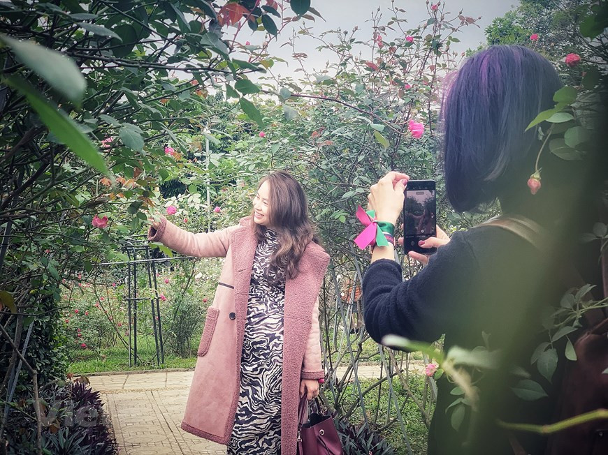 El jardín atrae a numerosos turistas. (Foto: VNA)