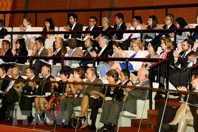 Invitados extranjeros en la sesión (Fuente: VNA)