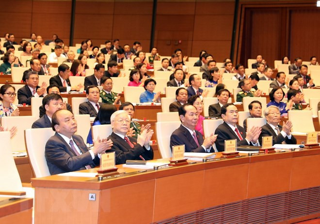 Los diputados en la sesión de inauguración (Fuente: VNA)