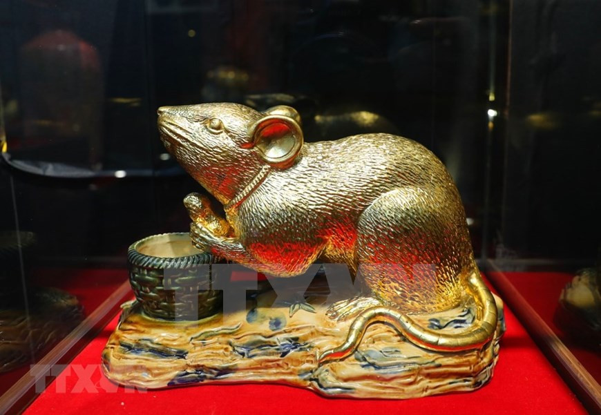 Artículos de cerámica para el año de la rata (Fuente: VNA)