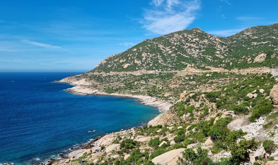 El bosque de protección costera de Thuan Nam (Thuan Nam, Ninh Thuan) crea un escudo para reducir los desastres naturales y hacer frente al cambio climático. (Foto: VNA)